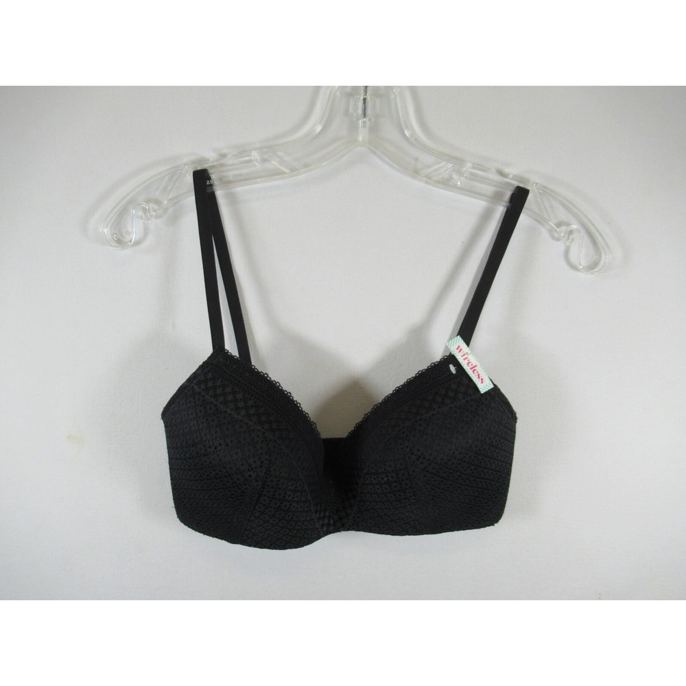 Maidenform Self Expressions Convertible Bra 34D Black Wireless se0583